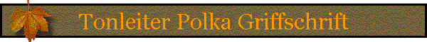 Tonleiter Polka Griffschrift