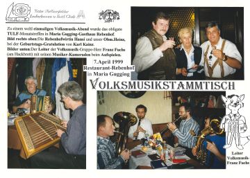 Historische Einladung des TULF zum Stammtisch 1999. Zum Vergrern bitte klicken.